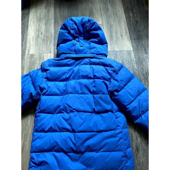 Lands End Puffer Winter Coat Blue Small Quilted Goose Down Gorpcore Outdoor 90s - Picture 9 of 9